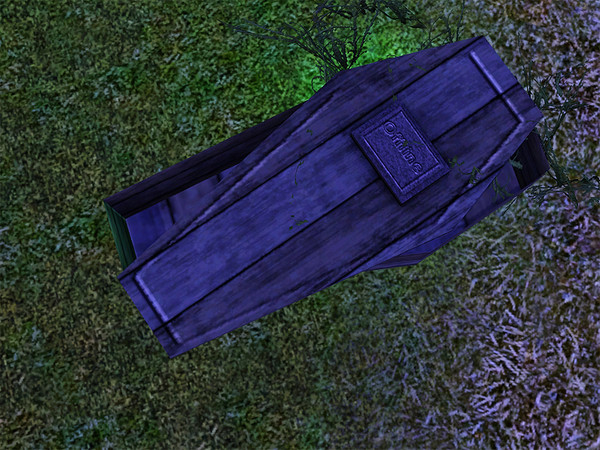 Sims 3 — Halloween 2012 Lawn Coffin by TheNumbersWoman — Happy Halloween 2012 By RicciNumbers.TSRAA