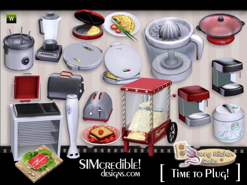 The Sims Resource - Funny Kitchen series - Time To Plug!