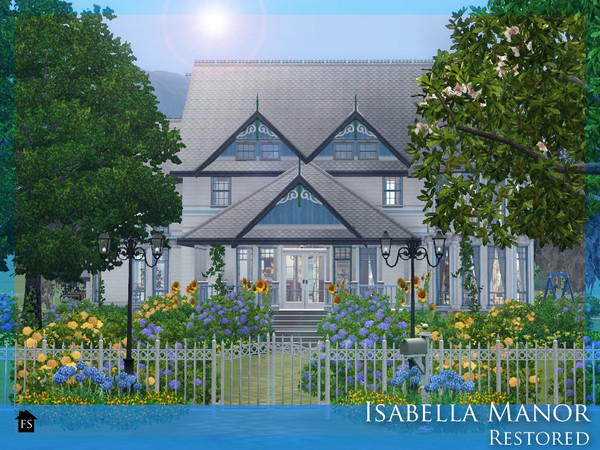 Sims 3 — Isabella Manor Restored by fantasticSims TSR by fantasticSims — Isabella Manor has been restored to its former
