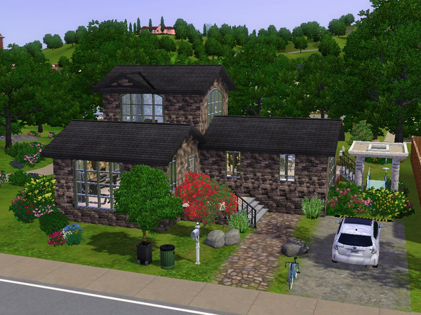 Sims 3 — Split Underneath by cj45672 — This fully furnished modern delight, contains 2 ensuite bedrooms, one designed for