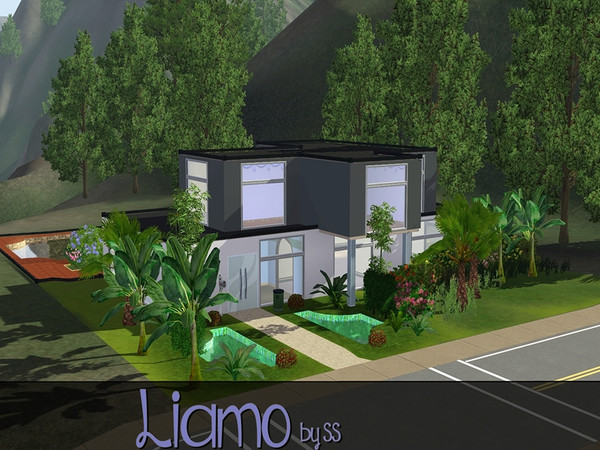 Sims 3 — Liamo by SylvanyaSims2 — This Modern House is perfect for a little family! It have 3 Bedrooms, 1 Bathroom, 1
