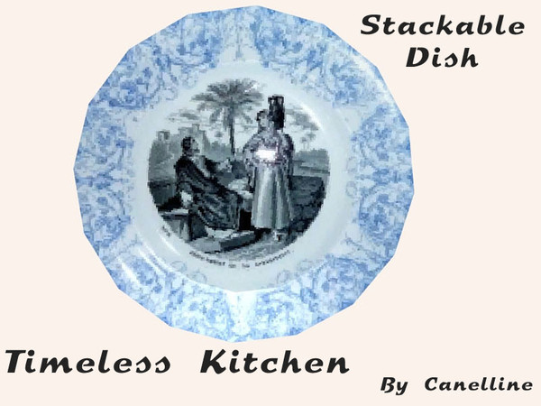 Sims 3 — Timeless Kitchen. Old Luxury Plate by Canelline by Canelline — Timeless Kitchen. Old Luxury Plate by Canelline