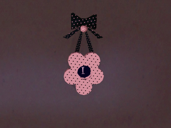 Sims 3 — hanging initials I by Navek — beautiful hanging initials for any girls room