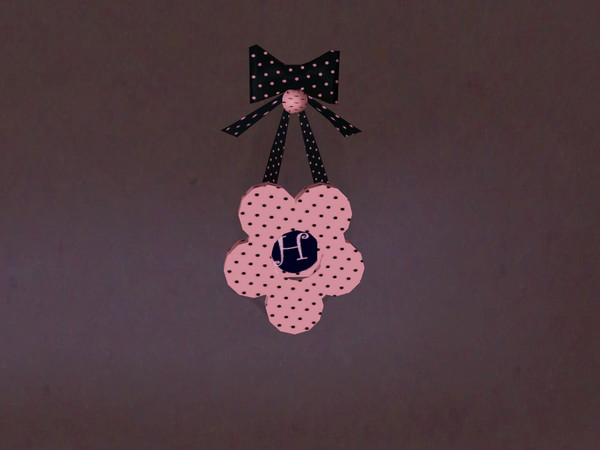 Sims 3 — hanging initials H by Navek — beautiful hanging initials for any girls room