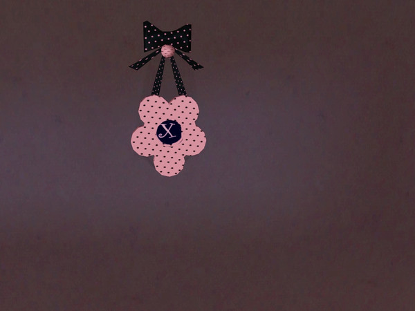 Sims 3 — hanging initials X by Navek — beautiful hanging initials for any girls room letter X
