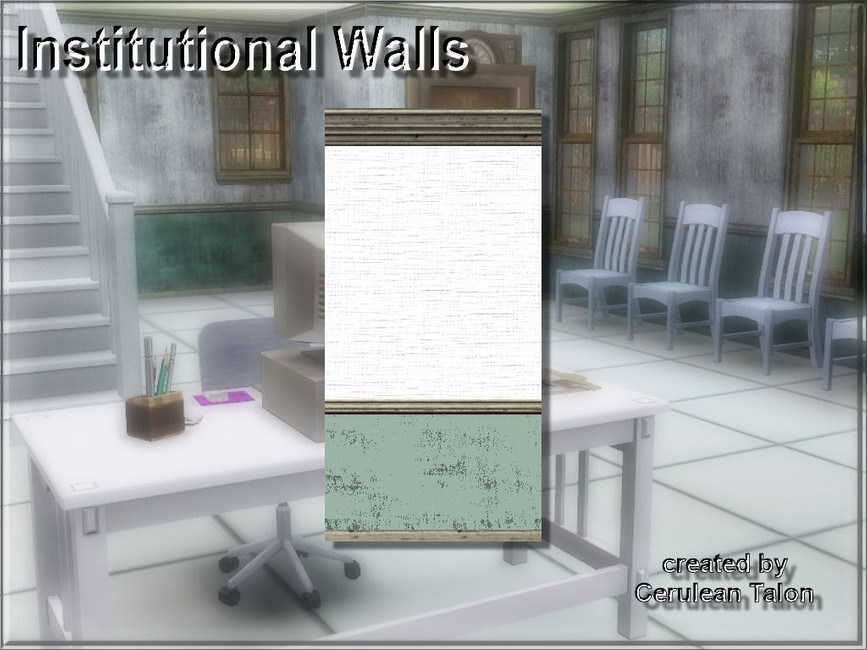 The Sims Resource Painted Institutional Walls