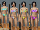 Sims 3 — Set Bikini BlueBeach Brazil by carlosfernandes2 — Set Bikini BlueBeach Brazil