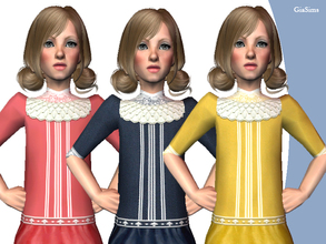 Sims 2 — Satin Summer Dresses by giasims — Three summer dresses for your Victorian girls