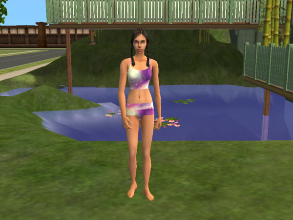 Sims 2 — Butterfly_Starshine_Undies by Xodess — This undies outfit is purple and white; it almost looks shiny. :) Bottoms