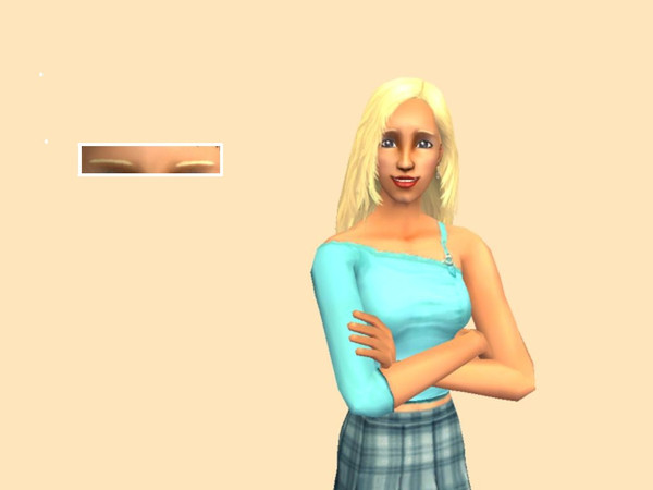 Sims 2 — PRECIOUS - Blond Thin Brows by Xodess — This is my first eye brow set... These eyebrows are blond/thin.