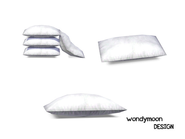 Sims 3 — Fluorine Decor Pillow I by wondymoon — - Fluorine Bedroom - Decor Pillow I - wondymoon@TSR - Nov'2012