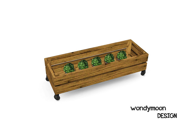 Sims 3 — Fluorine Wood Box Storage by wondymoon — - Fluorine Bedroom - Wood Box Storage - wondymoon@TSR - Nov'2012