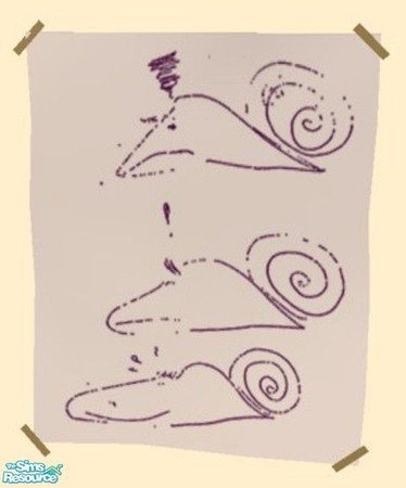 Sims 2 — Snails drawing by DarkBorderR — Not shure what EP. Recolour of Civic Idol