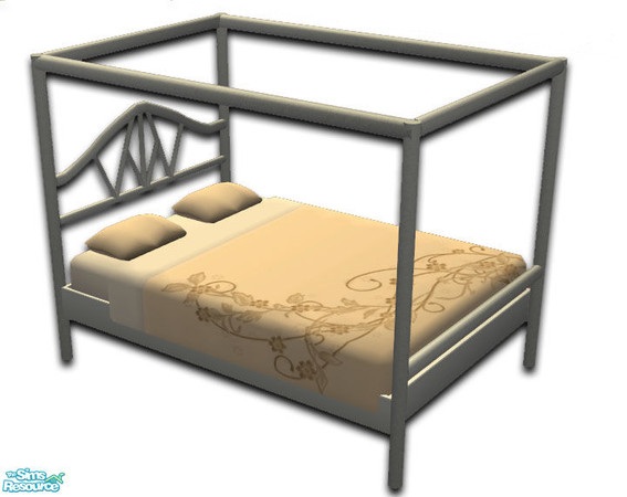 Sims 2 — Steel Bed Collection - Mesh Nikisatez05 Tsr Steelbedtwo by nikisatez05 — 