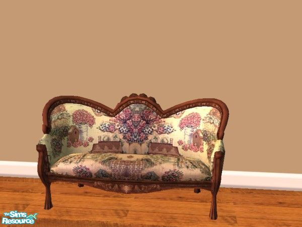 Sims 2 — Victorian Loveseats - English Cottage by drewsoltesz — A recolour of the \'Luxuraire Loveseat, here are five