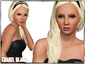 Sims 3 — Chanel Blake (No CC) by dhylaciouz — Trendy yet sophisticated this Sim is a pure and natural beauty. This is