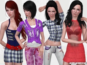 Sims 3 — Bad Name Set by miraminkova — This set includes some wonderful outfits in different style - two beautiful and