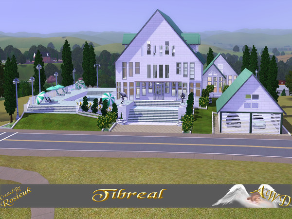Sims 3 — Tibreal by Rosieuk — Tibreal was built in River View, the house is a wonderful four bedroomed home with four
