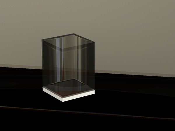 Sims 3 — Mystique Dining Room Vase Regular by metisqueen2 — Square glass vase