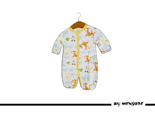 Sims 3 — Winnie The Pooh Nursery_Baby Cloth by mensure — This super soft jumpsuit looks great any time of day. It's tidy,