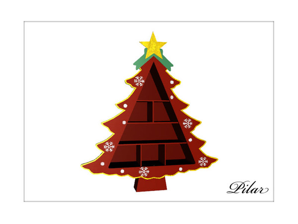 Sims 3 — Navidad 2012 Shelf by Pilar — Creado por Pilar para sims3