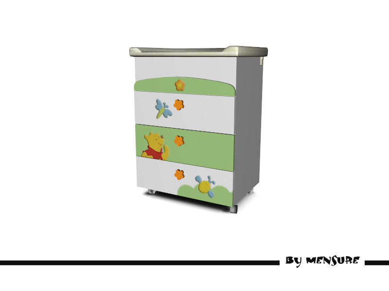 Mensure S Winnie The Pooh Nursery Changing Table Dresser