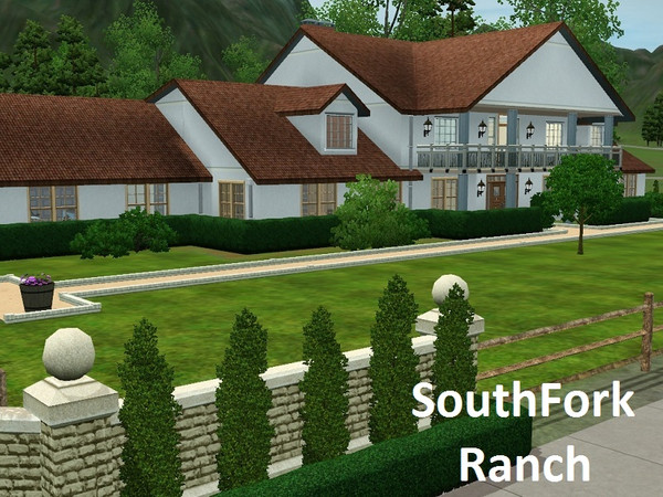Sims 3 — Southfork Ranch by Decker7412 — 