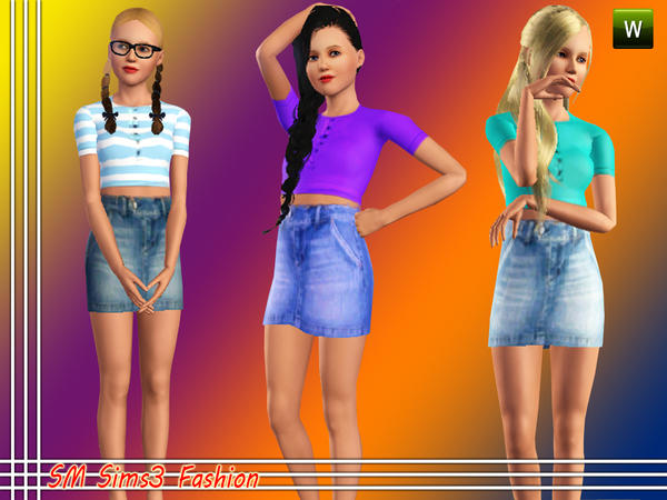 The Sims Resource - SMSims3Fashion 142 - Teen Female - Everyday