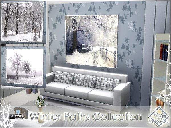 Sims 3 — Winter Paths by Devirose — The paths of winter bring us to magical places.Decorate your home with these