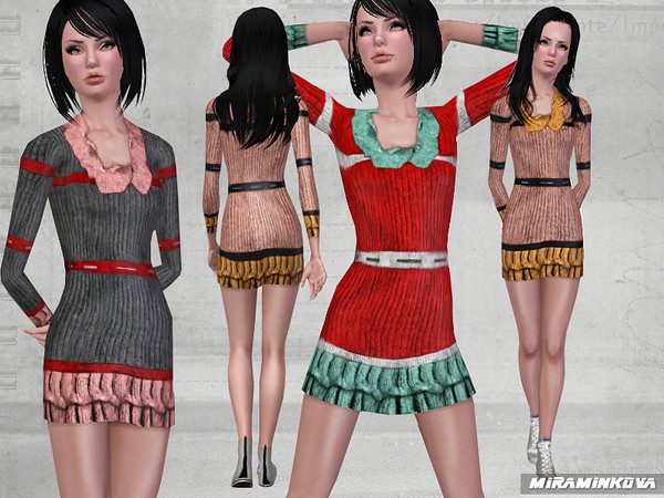 Sims 3 — Arrow Part 3 by miraminkova — This set includes some wonderful winter outfits. You will not be cold this winter.