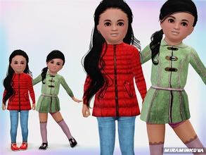 Sims 3 — Winter Dreams Set by miraminkova — Here is a couple of beautiful outerwear clothes for your little girls. Look