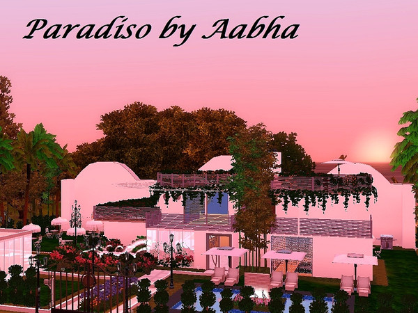 Sims 3 — Paradiso by Aabha2 — Paradiso is also special gift to my dear friend Guardgian who taught me how to make curved
