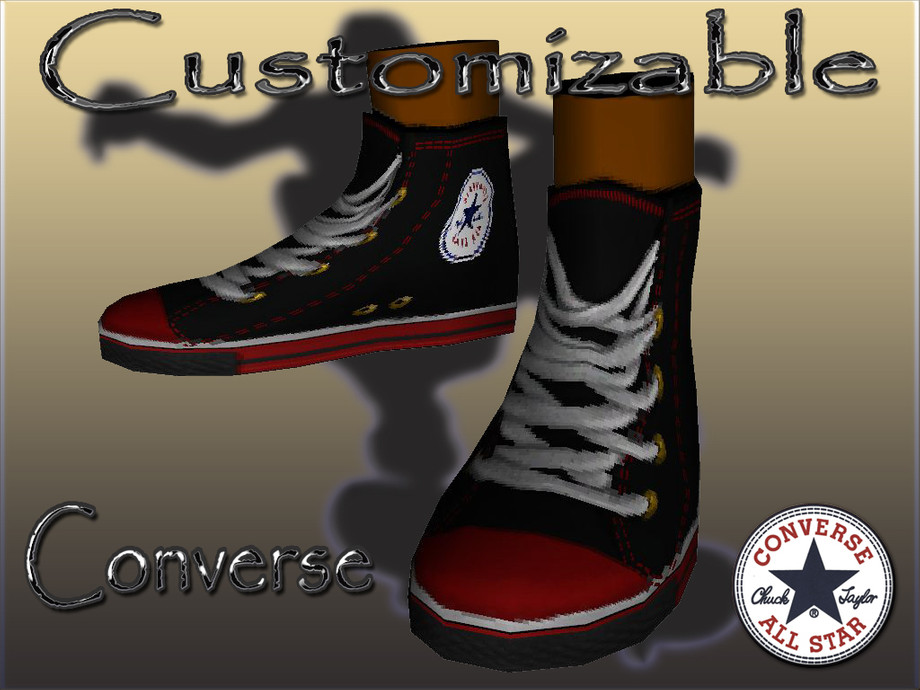 The Sims Resource - Customizable Converse