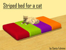 Sims 2 — Striped mattress for a pet by Santa_Fulmine — Here is striped mattress for your pets. 