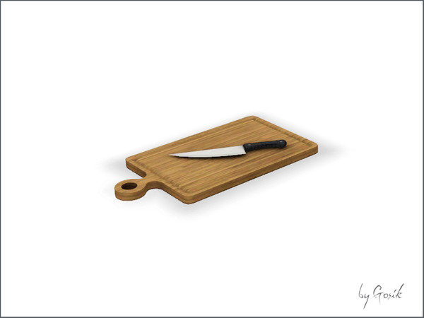 Sims 3 — Ballard kitchen cutting board by Gosik — Made by Gosik at The Sims Resource. TSRAA