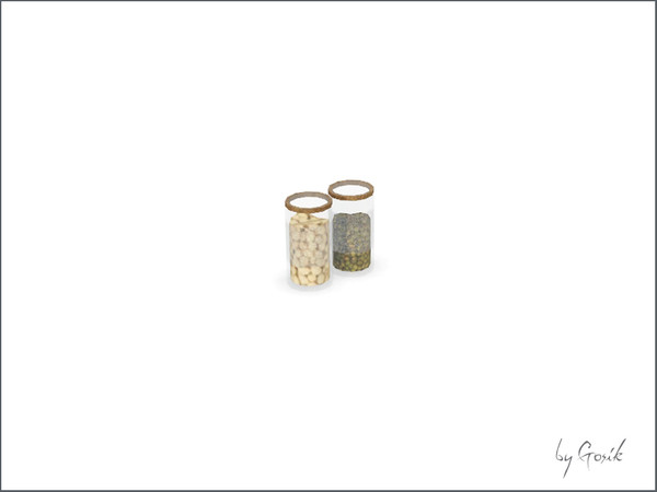 Sims 3 — Gosik Ballard kitchen large jars with grains by Gosik — Made by Gosik at The Sims Resource. TSRAA