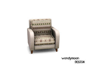 Sims 3 — Christmas Living Chair by wondymoon — - Christmas Set - Living Chair - wondymoon@TSR - Dec'2012