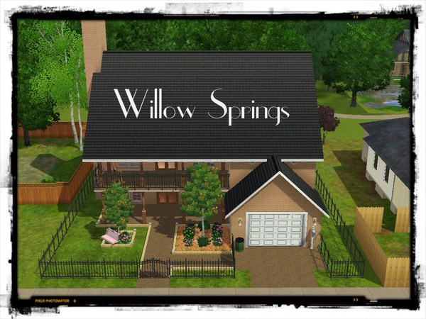 Sims 3 — Willow Springs by chewj332 — Willow Springs might look small but don't let that fool you. This house has a lot