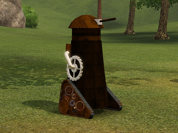 Sims 3 — Fratres Project Tomb Push Statue Two by TheNumbersWoman — Fratres incorporated objects for tombs. Come see the