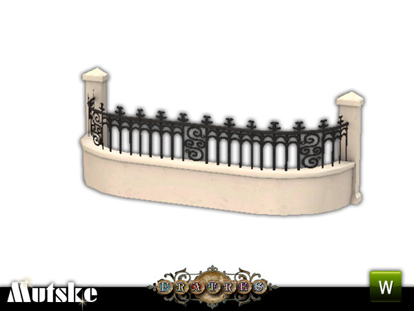Sims 3 — Quarters Balcony by Mutske — 3 Recolorable parts. Environment 1.With 5 slots. You have to use Moveobjects on to