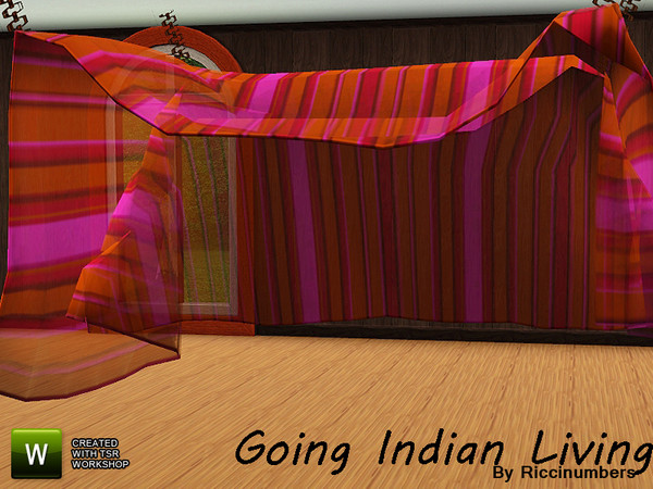 Sims 3 — Indian Inspired Outdoor Dining Canopy by TheNumbersWoman — The calm and tranquil setting of traditional Indian