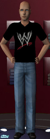 Sims 2 — World Wrestling Entertainment T-Shirt by mbk99uk — A World Wrestling Entertainment (WWE) T-Shirt. This Set