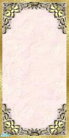 Sims 2 — GoldPinkPanelWL by The_Unicorn — -
