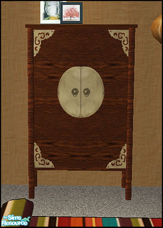 Sims 2 — Asianautumn - cabinet by steffor — 