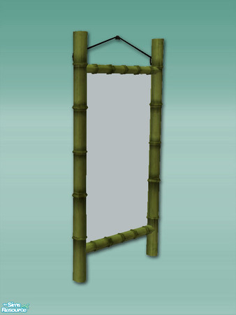 Sims 2 — Bamboo Bay - Mirror 03 by Shakeshaft — Part of a recolour of my Bamboo Bay Set in a green bamboo texture with