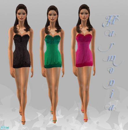 Sims 2 — Mini Tube Set by Harmonia — Everyday mini dress..Enjoy!