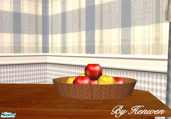 Sims 2 — Countrytime Fruit Basket by Henwen — 