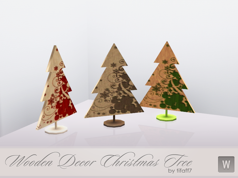 tifaff7's Wooden Decor Christmas Tree