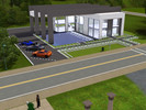 Sims 3 — Modern Elite by moe2nv2 — Modern Elite is simple yet modern house that has 2 bedrooms, 1 bathroom, kitchen,