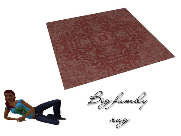 Sims 3 — S3C big family rug by ruhrpottbobo — big family rug 